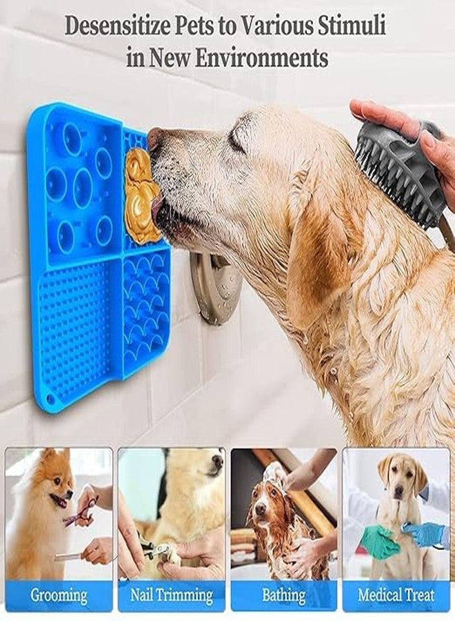 FLIPA Lick Mat for Dogs & Cats, Slow Feeder Puzzle Bowl with Suction Cups, Anxiety Relief, Boredom Reducer for Bathing & Grooming - Image 5